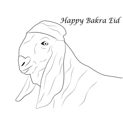 Eid Free Coloring Page for Kids