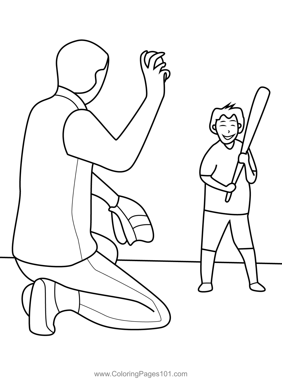Playing Baseball with Dad