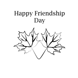 Friendship Card Free Coloring Page for Kids