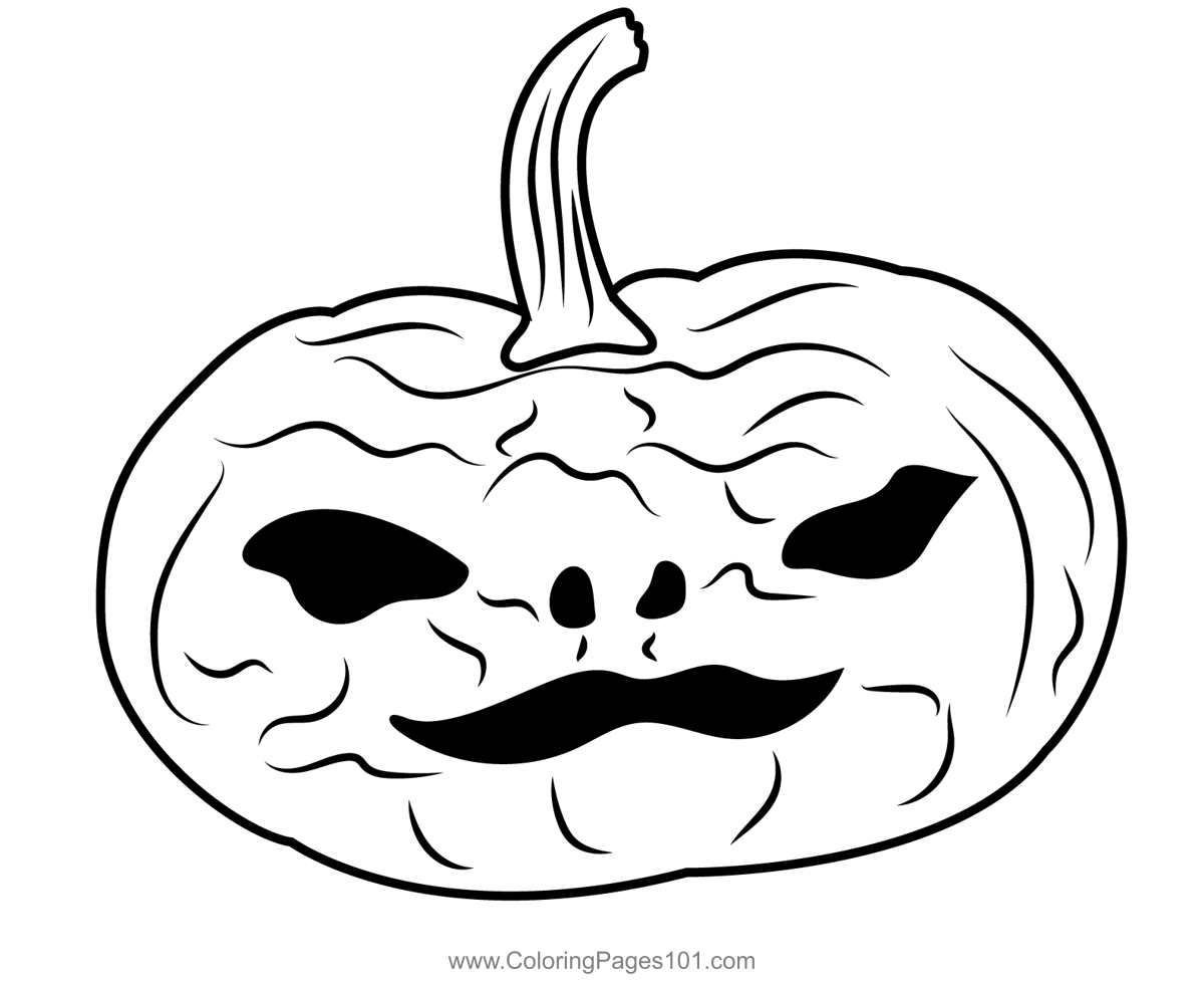 Creepy Helloween Pumpkin