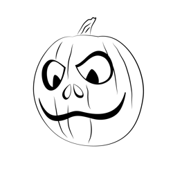Halloween Pumpkin Carving Free Coloring Page for Kids