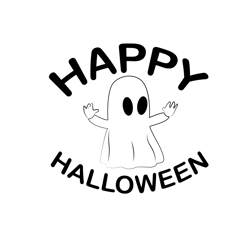 Happy Halloween Day Free Coloring Page for Kids