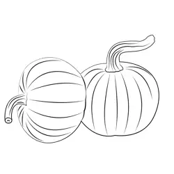 Pumpinks 2 Free Coloring Page for Kids