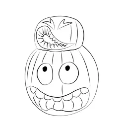Pumpkin Up Pumpkin Free Coloring Page for Kids