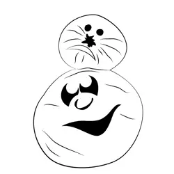 Pumpkins Small And Big Free Coloring Page for Kids