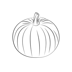 Pumpkins Free Coloring Page for Kids