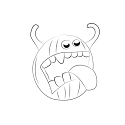Raon Pumpkins Free Coloring Page for Kids