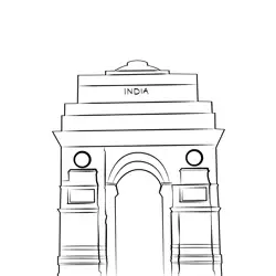 Get Of India Free Coloring Page for Kids