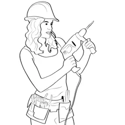 Labor Day Blog Free Coloring Page for Kids