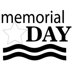 Memorial Day Patriot's Special Free Coloring Page for Kids
