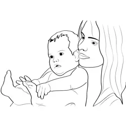 Give Mothers Day Love Free Coloring Page for Kids