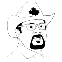 Canada Day Celebrations Free Coloring Page for Kids