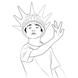 Bastille Free Coloring Page for Kids