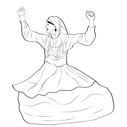 Dances Portugal Day Free Coloring Page for Kids