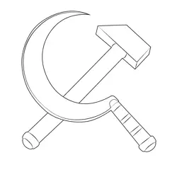 Russian Logo Free Coloring Page for Kids