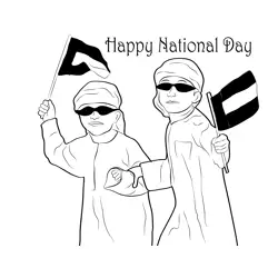 Celebrations National Day Free Coloring Page for Kids