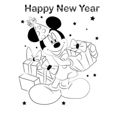 Mickey Free Coloring Page for Kids