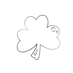 Shamrock Free Coloring Page for Kids