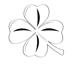 St Patrick Day Icon Free Coloring Page for Kids