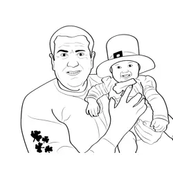 St Patricks Free Coloring Page for Kids