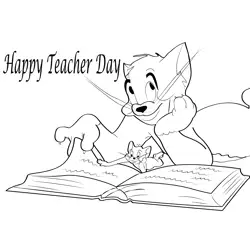 Tom And Jerry Free Coloring Page for Kids