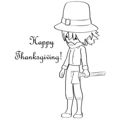 Best Happy Thanksgiving Free Coloring Page for Kids