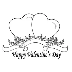 Valentinesday Special Free Coloring Page for Kids
