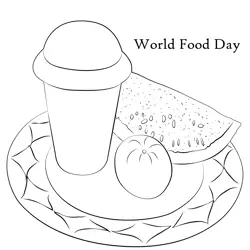 World Food Day Free Coloring Page for Kids