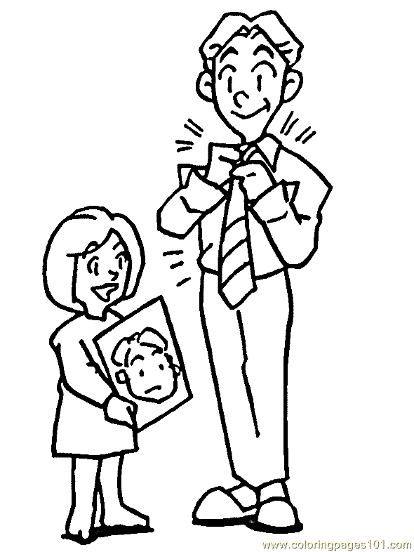 Fathers Day Coloring Page 33
