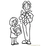 Fathers Day Coloring Page 33 Free Coloring Page for Kids