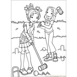 Holly Hobbie 12 Free Coloring Page for Kids