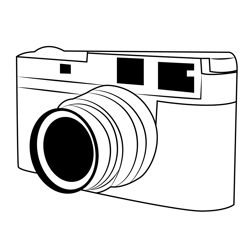 Leica Camera Free Coloring Page for Kids