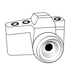 Minolta Camera Free Coloring Page for Kids