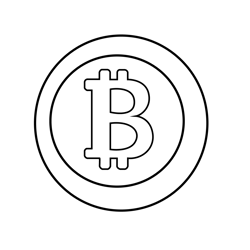 Bitcoin Free Coloring Page for Kids