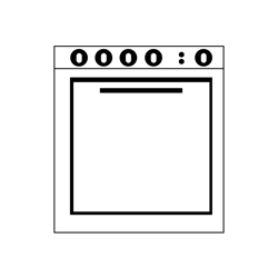 Gas Stove Free Coloring Page for Kids