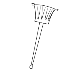 House Mop Free Coloring Page for Kids