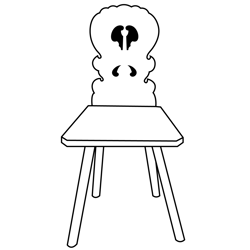 Designer Chair Free Coloring Page for Kids