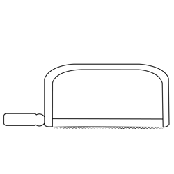 Hand Saw Free Coloring Page for Kids