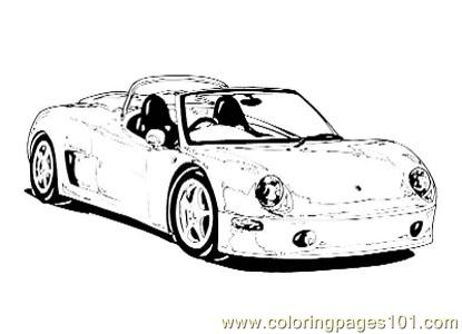 Car052 Coloring Page for Kids - Free Land Transport Printable Coloring