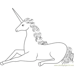 Captivite Unicorn Free Coloring Page for Kids