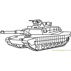 Lego Tank Coloring Page for Kids - Free Tanks Printable Coloring Pages