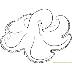 Octopus Don Free Coloring Page for Kids
