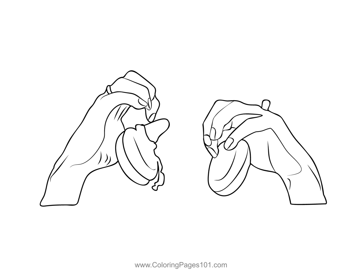 Castanet Playing Hands Position