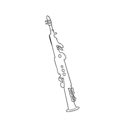 Soprillo Saxophone Free Coloring Page for Kids