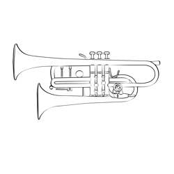 Double Belltrumpet Free Coloring Page for Kids