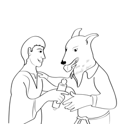 Cynocephalus 12 Free Coloring Page for Kids