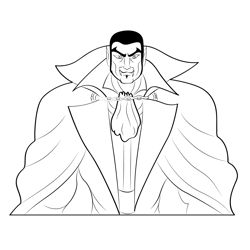 Dracula 6 Coloring Page for Kids - Free Draculas Printable Coloring ...