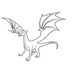 Dragon 10 Free Coloring Page for Kids