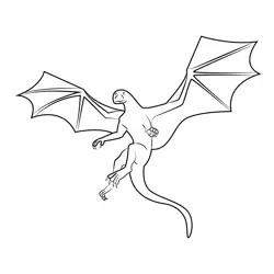Dragon 12 Free Coloring Page for Kids