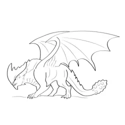 Dragon 16 Free Coloring Page for Kids